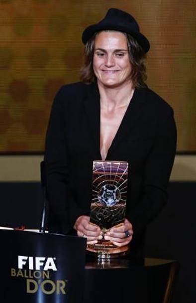 Nadine Angerer, miglior calciatrice del 2013. Reuters